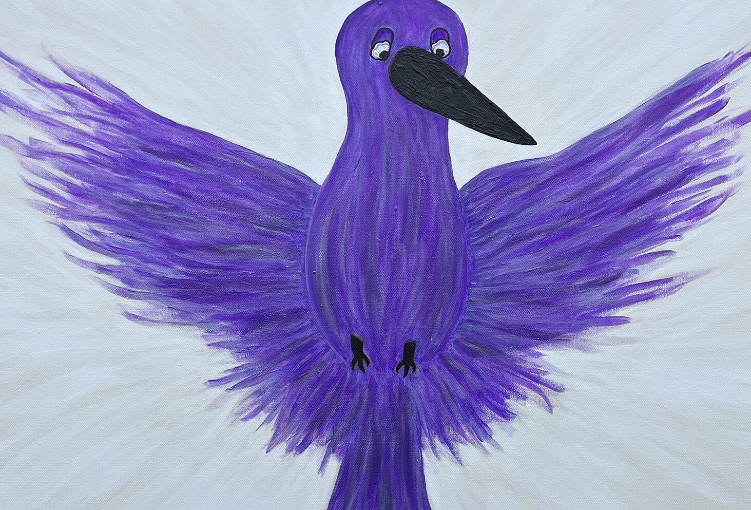 Purple Bird by atelier Desirée