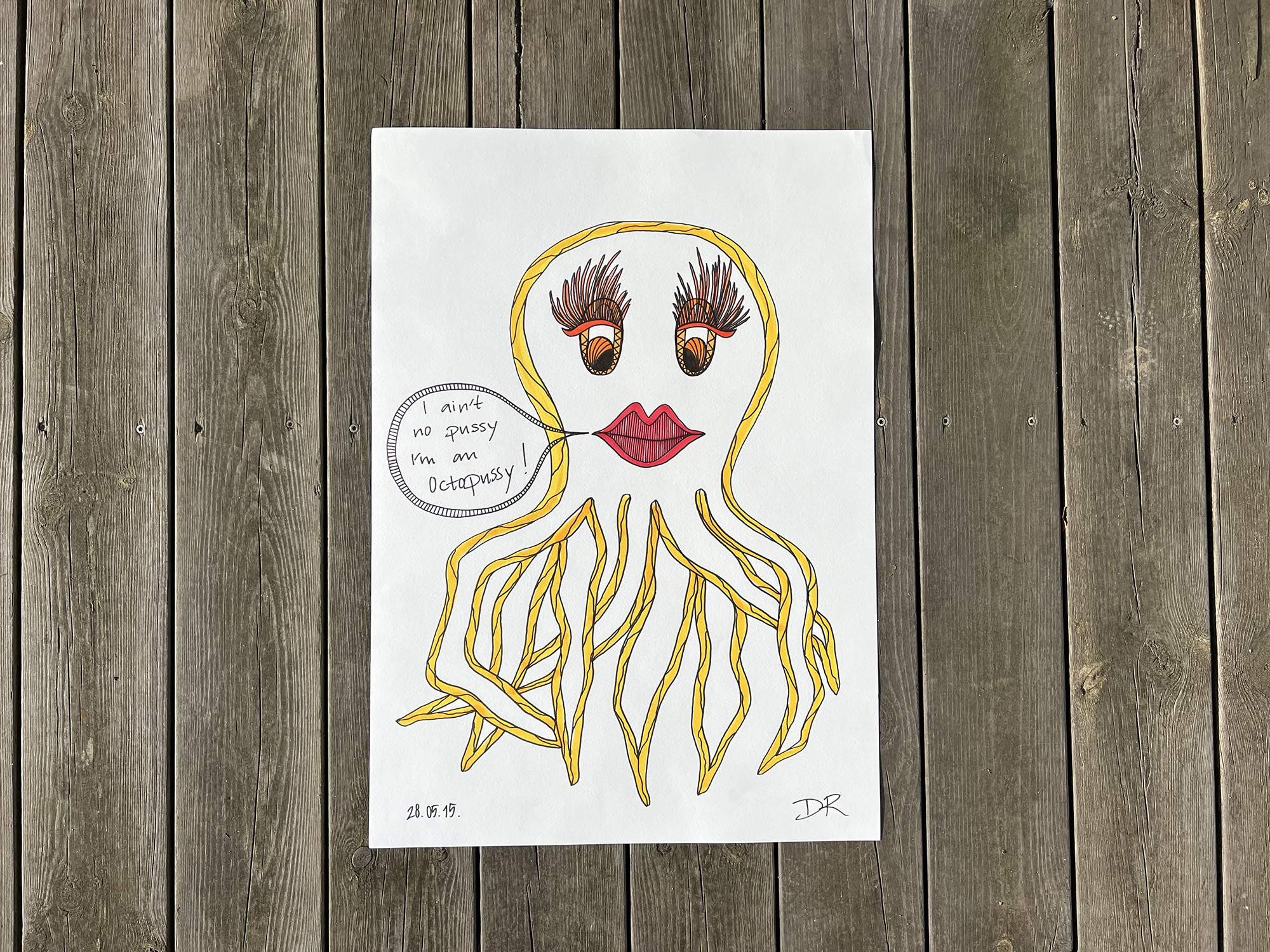 yellow octopus