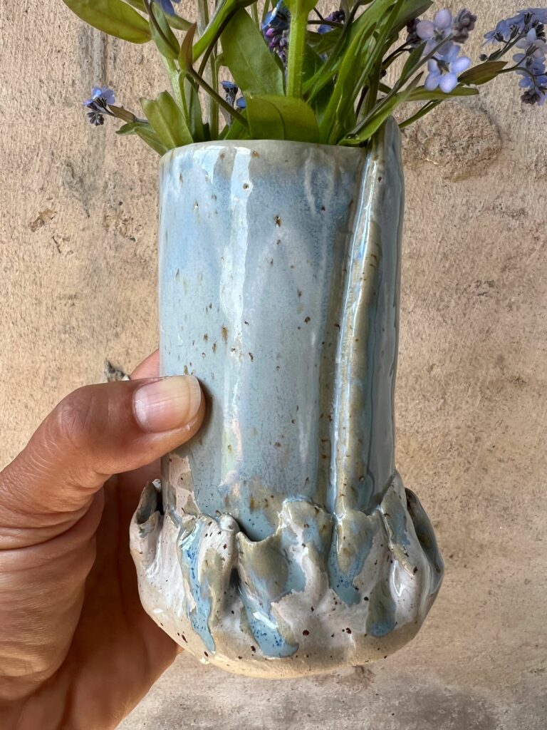 mermaid ceramics vase